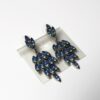 Feather Earring - Iris Blue- Antique - Image 2