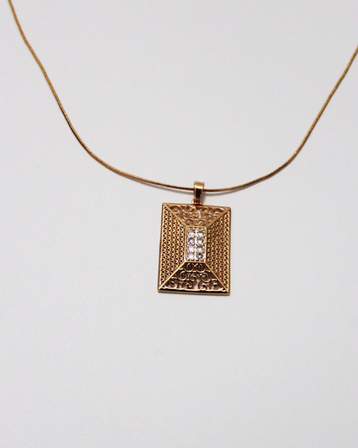 Mansion Necklace - Gold