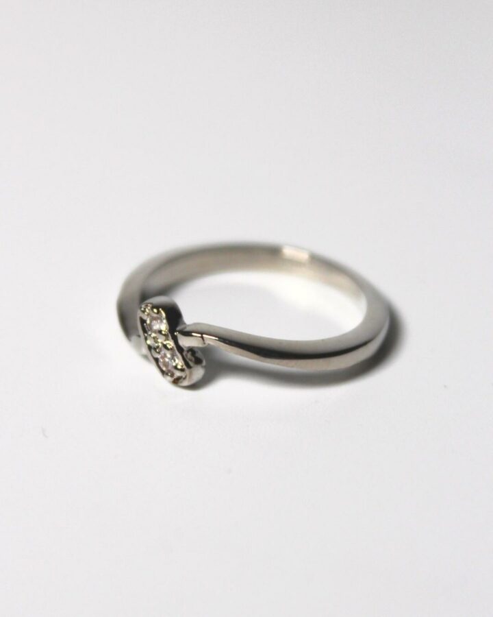 Crystal Seed Ring - Silver