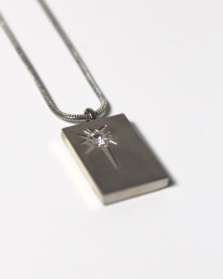 Shooting Star Necklace - Silver