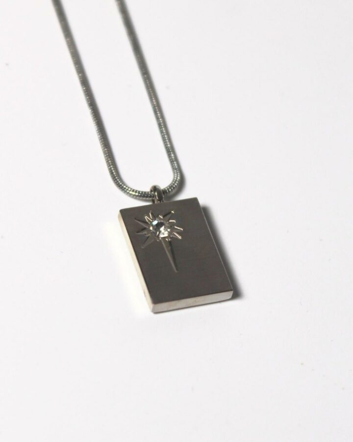 Shooting Star Necklace - Silver