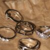 Twin Bling Ring - Silver - Image 6