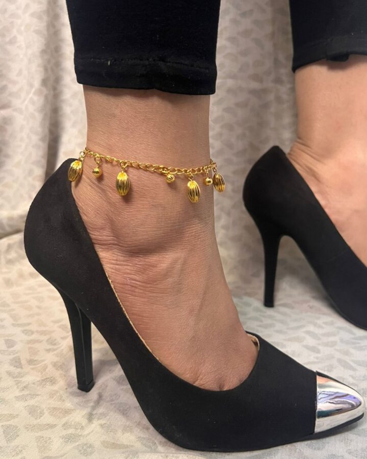 Fancy Anklet - Gold