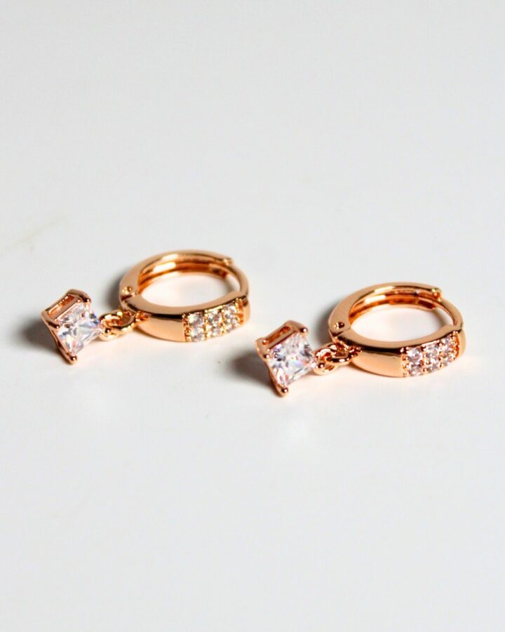 Catherine Hoop Studs - Gold