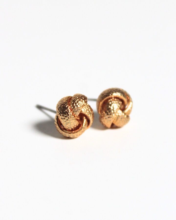 Little Knot Studs - Gold