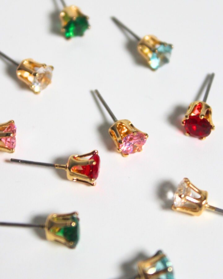 Mini Studs - Gold - Pack of 5