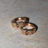 Sparkle Hoop Studs - Gold