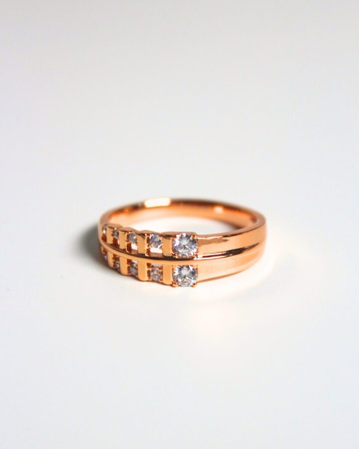 Two Half Ring - Gold