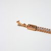 Princess Cut Tennis Bracelet - Gold - Image 5
