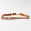Princess Cut Tennis Bracelet - Gold