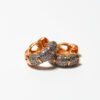 Spark Huggies Hoop Studs - Gold - Image 2