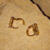 Daisy Crown Hoop Studs - Image 3