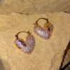 Heartspell Hoop Earrings