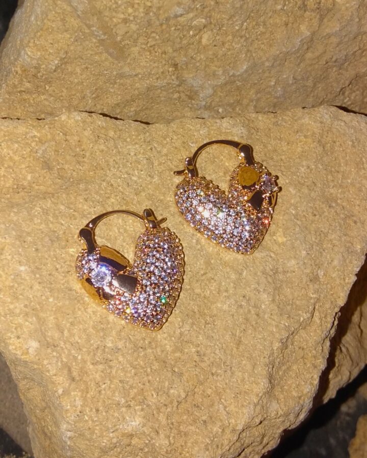 Heartspell Hoop Earrings