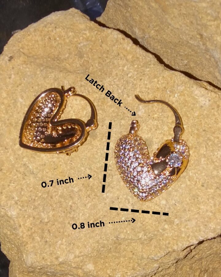 Heartspell Hoop Earrings