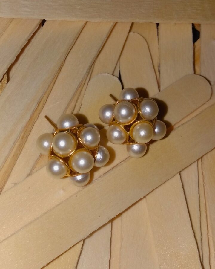 Pearl Popcorn Studs
