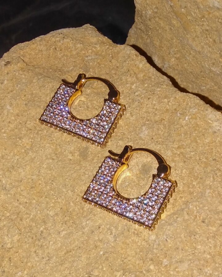 Queen’s Vault Hoop Earrings